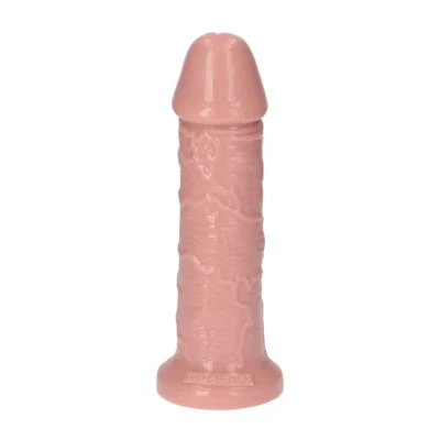 Realistyczne dildo o długości 22 cm, w odcieniu naturalnej skóry, do stymulacji pochwy i odbytu