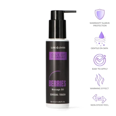 Olejek do masażu - owocowy zapach leśnych owoców, pojemność 120 ml