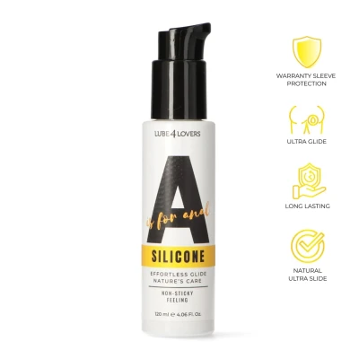 A is for Silicone - Professional Silicone-Based Anal Lubricant 120 ml