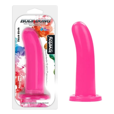 Dildo o długości 15,2 cm i średnicy 4,3 cm z przyssawką - Holy Dong