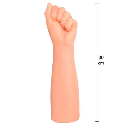 Realistyczna replika ręki do stymulacji, długość 30 cm, średnica 7 cm, PVC bez ftalanów