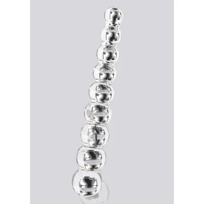 Luksusowe szklane Dildo o zmysłowych kształtach, długość 22 cm, wodoodporne