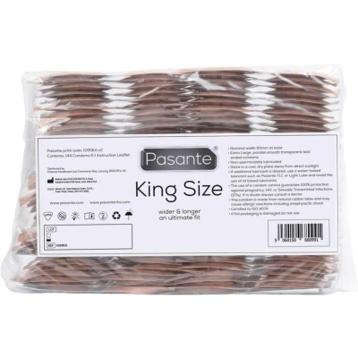 Prezerwatywy Pasante King Size 144 szt. - większy komfort i bezpieczeństwo intymności