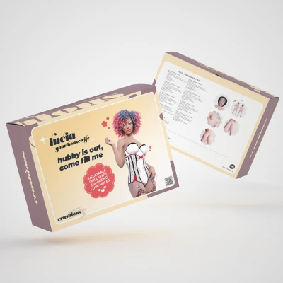 Realistyczna lalka inflacyjna Lucia w stylu gospodyni domowej – 155 cm, z 3 punktami penetracji