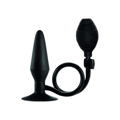 Analityczny pumper z przyssawką, średni, czarny, silikon medyczny, 11.5 cm