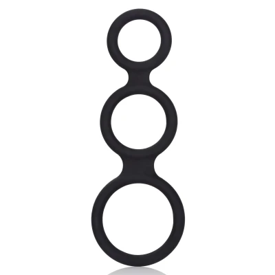 Pierścień erekcyjny Maximizer Enhancer Black z silikonu, 4 cm, zwiększający przyjemność