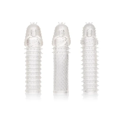 Zestaw przedłużający 3-częściowy, transparentny, wykonany z TPR, długość 15.25 cm