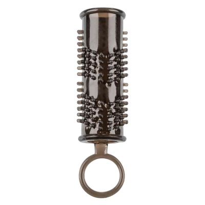 Innowacyjna nakładka stymulująca w kolorze szarym, zwiększająca grubość i długość.