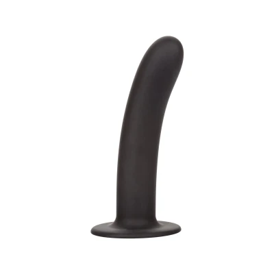 Stymulator intymny, silikonowy, długość 17.8 cm, czarny, wodoodporny, ergonomiczny