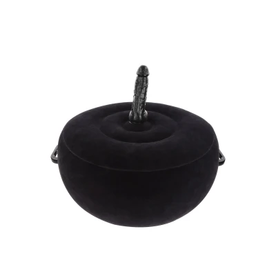 Nawadniane siedzisko wibracyjne z pilotem, czarne, wodoodporne IPX7, 17 cm