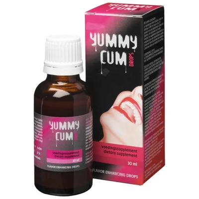 Preparat poprawiający smak nasienia – Yummy Cum Drops 30ml z naturalnych składników