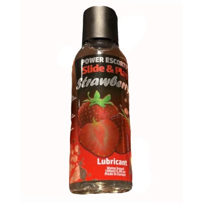 Żel nawilżający Żel-Power z truskawkowym smakiem, 100ml, do użytku intymnego