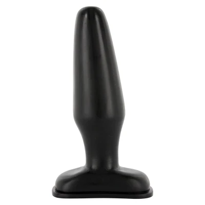 Korek analny Anal Pleasure System Black, Ø 4 cm, długość 14.7 cm, PVC bez ftalanów