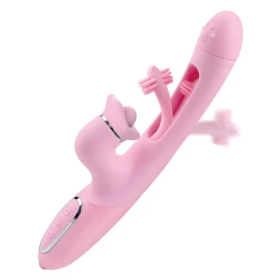 Wibrator trójfunkcyjny - Fluttering Delight z możliwością stymulacji łechtaczki i G