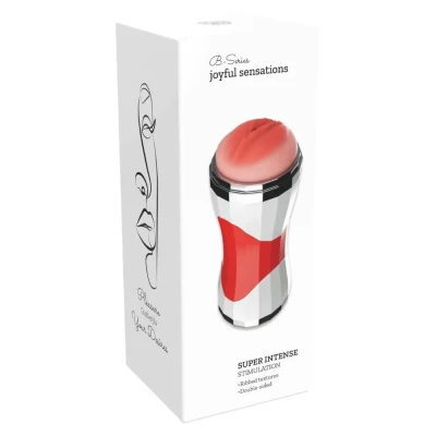 Masturbator – Power Grip Cup z erogennym silikonem, 21 cm długości, intensywna stymulacja