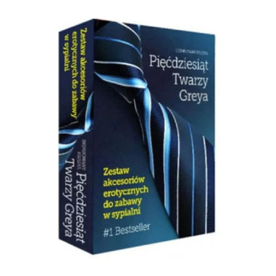 Zestaw akcesoriów erotycznych inspirowany "Pięćdziesięcioma Twarzami Greya"