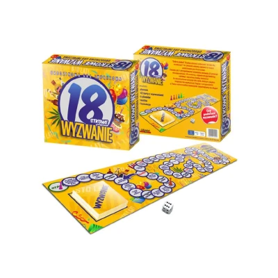Gra planszowa wyzwanie na 18. urodziny - doskonała zabawa dla gości na imprezie
