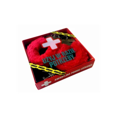 Fioletowe kajdanki awaryjne z futerkiem - komfort i styl na każdą okazję