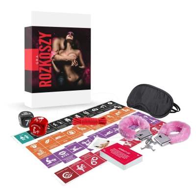 Gra Planszowa dla Par z Akcesoriami Erotycznymi i Przygody w Sypialni