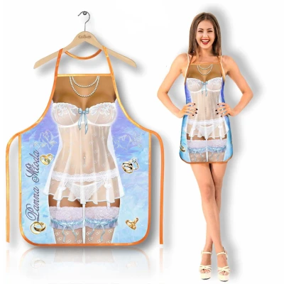 Fartuszek kuchenny dla Panny Młodej z romantycznymi akcentami в stylu premium