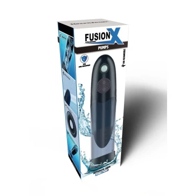 Automatyczna wodna pompa penisowa Hidden Desire Fusion X IPX8, silikonowy rękaw 30,5 cm