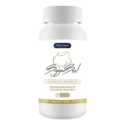 Suplement diety na powiększenie biustu - Bigger Bust - kapsułki roślinne