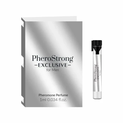 Testowe feromony dla mężczyzn PheroStrong Exclusive 1 ml - atrakcyjność i magnetyzm