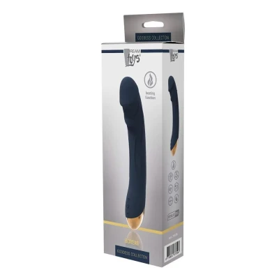 Wibrator z funkcją grzania, 12 wzorów wibracji, silikonowy, luksusowa kolekcja Boreas