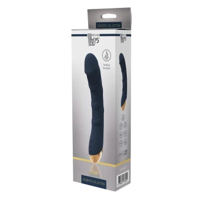 Wibrator wodoodporny z silikonu o 12 trybach wibracji i funkcji grzania, 21 cm