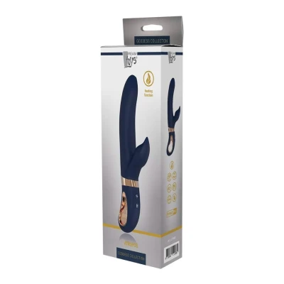 Wibrator punktu G z funkcją podgrzewania i 7 rytmami wibracji, kolor ciemnoniebieski