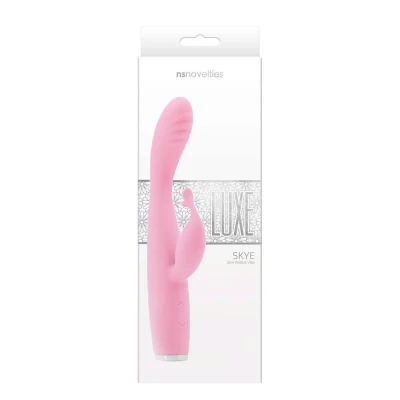 Wibrator króliczek LUXE SKYE PINK - silikonowy, wodoodporny, wielofunkcyjny, różowy
