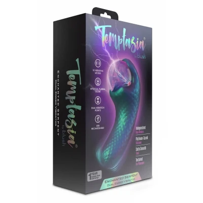 Wibrator o kształcie węża z podwójnym silnikiem, wodoodporny, 10 ustawień wibracji