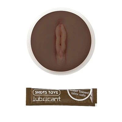 Masturbator przenośny "Dark Easy Rider" - silikonowy, wodoodporny, 15,7 cm