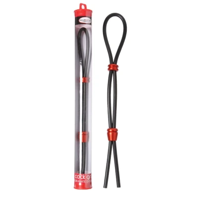 Mankiet do penisa MALESATION Cock-Grip double red z regulacją i wsparciem