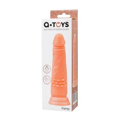 Dildo realistyczne z przyssawką, TPE, długość 16,8 cm, naturalne doznania