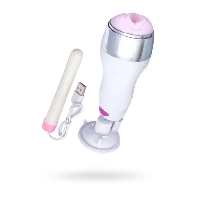 Masturbator A-Toys 763001 z 12 trybami wibracji i funkcją podgrzewania