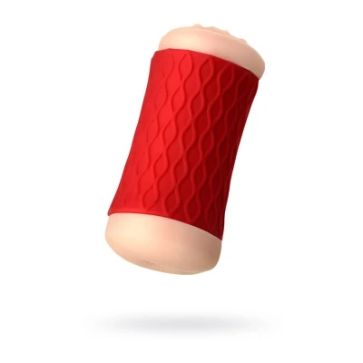 Dwustronny masturbator JOS NADIN, TPR, realistyczny, 14,5 cm, z unikalnymi teksturami