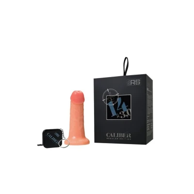 Realistyczne dildo 14 cm długości, 3 cm średnicy, PVC, w kolorze ciała, model Caliber 14/3