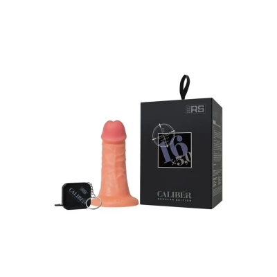 Realistyczne dildo Caliber 16/5, PVC, hipoalergiczne, długość 16 cm, średnica 5 cm
