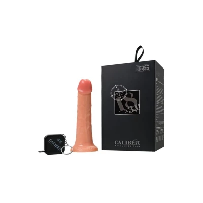 Realistyczny dildo Caliber 18/3, PVC, długość 18 cm, średnica 3 cm, przyssawka