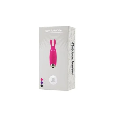 Stymulator łechtaczkowy - Kompaktowy wibrator silikonowy RabbitPink 8,5 cm