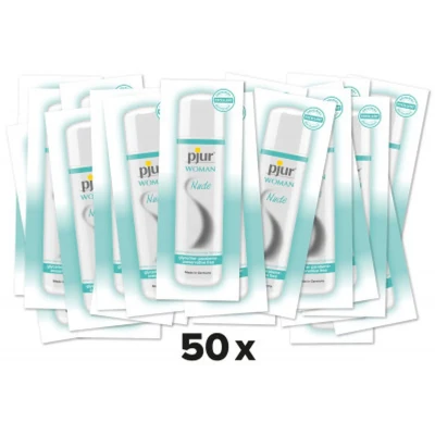 Żel pjur Woman Nude 2ml water based personal lubricant 50 sztuk