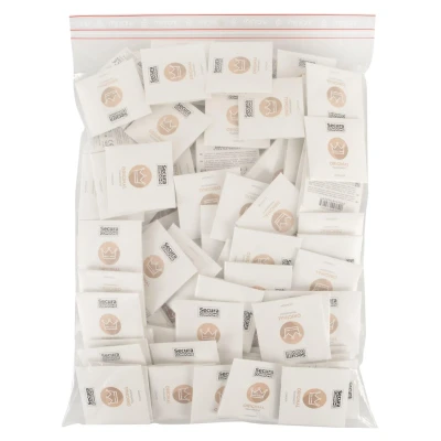 Prezerwatywy Secura Condoms Original - Naturkautschuklatex, 180 mm, 53 mm, 100 sztuk