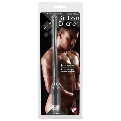 Dilatator silikonowy extra długi z 7 trybami wibracji, ergonomiczny 27 cm