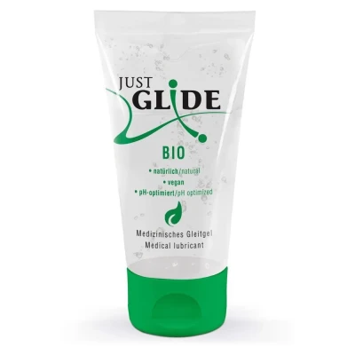 Organic Moisturizing Gel Just Glide Bio 50 ml - Ekologiczny, wegański, bez zapachu