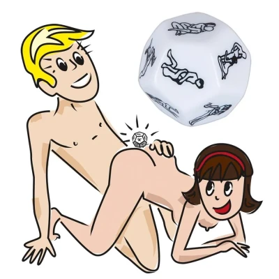 Kostka do podejmowania decyzji 12-boczna z akrylu, biało-czarna, 3x3 cm