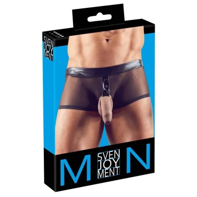 Eleganckie spodnie męskie z cock ringiem XL - Komfort i styl w jednym