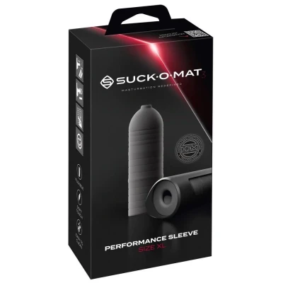 Rękaw do masturbatora Suck-O-Mat 3 Perf. Sleeve XL - silikonowy, elastyczny, 21 cm