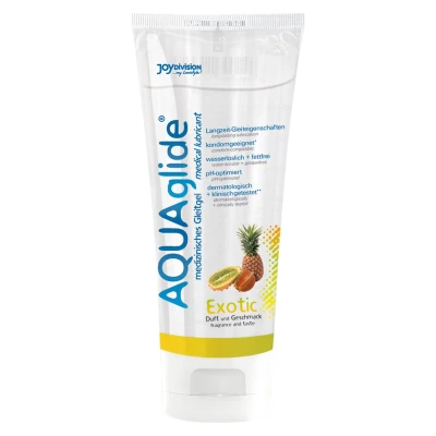 Żel intymny AQUAglide Exotic, 100 ml - naturalny, wegański lubrykant o egzotycznym zapachu