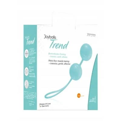 Kulki do ćwiczeń Kegla Joyballs Mint, silikon medyczny, wodoodporne, stymulujące